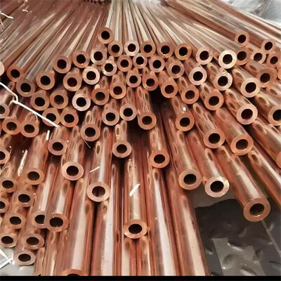 Copper Round Pipe HVAC Applications - 3/4 Inch Size, High Thermal Conductivity, Wall Thickness 0.5mm, EN 1057