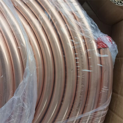 Copper Round Pipe HVAC Applications - 3/4 Inch Size, High Thermal Conductivity, Wall Thickness 0.5mm, EN 1057