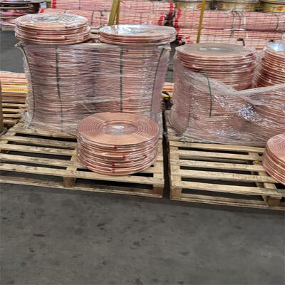 Copper Round Pipe Industrial Grade - 1 Inch Diameter, Durable, ASTM B75 Compliant, for Construction Use