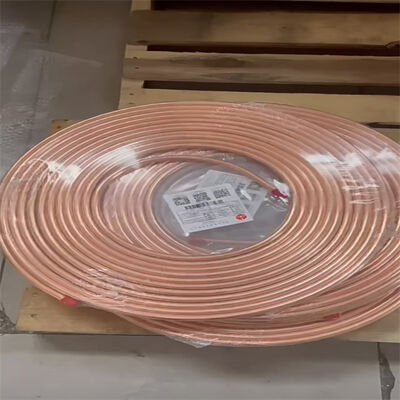 Air conditioning Copper Round Pipe - 3/4 inch diameter, environmentally friendly, conductive, ASTM B88 specifications
