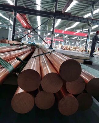 Copper Round Rod - 99.9% Pure, High Conductivity, 10mm Diameter for Electrical Wiring, ASTM B187 Standard