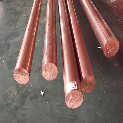 Copper Round Rod - Easy Machining C11000 Alloy, 12mm x 1m Size, DIY Craft Projects, Excellent Durability, EN 13601 Compliant