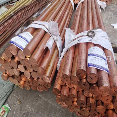 Copper Round Rod - Easy Machining C11000 Alloy, 12mm x 1m Size, DIY Craft Projects, Excellent Durability, EN 13601 Compliant
