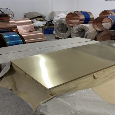 Copper Alloy Sheet - Precision Rolled, Thickness 0.3mm to 3mm, for Mechanical Parts, EN 1652