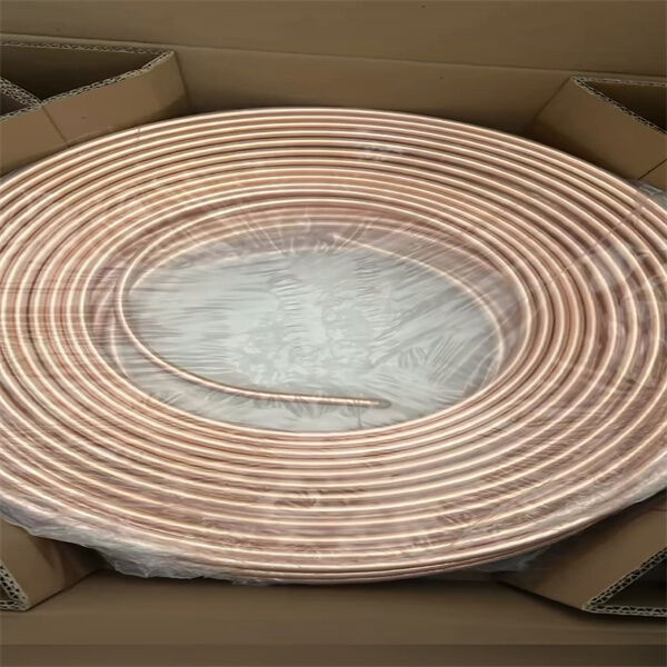 Copper Round Pipe Refrigeration Systems - 1/2 Inch x 20ft, Excellent Durability, ASME SB75, C12200 Material